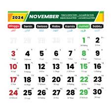 Panduan Kalender Hijriah dan Jawa November 2024: Jadwal Puasa dan Tanggal Penting 1 kalender