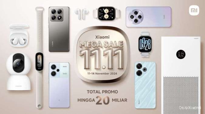 Xiaomi 11.11 Mega Sale: Dari Redmi Note 13 Series Hingga Xiaomi Air Purifier 4 Lite 1 Xiaomi Indonesia