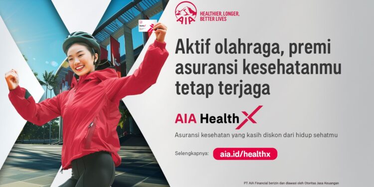 AIA Luncurkan Health X, Asuransi Kesehatan Inovatif dengan Manfaat Lebih Untuk Nasabah dengan Gaya Hidup Sehat 1 PT AIA Financial (AIA)