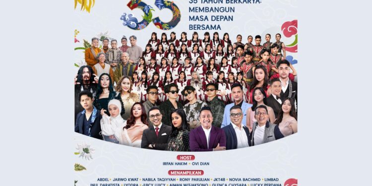 Perayaan 35 Tahun MNC Group, Malam Bertabur Bintang di Studio Tercanggih asia 1 Perayaan 35 Tahun MNC Group, Malam Bertabur Bintang di Studio Tercanggih asia