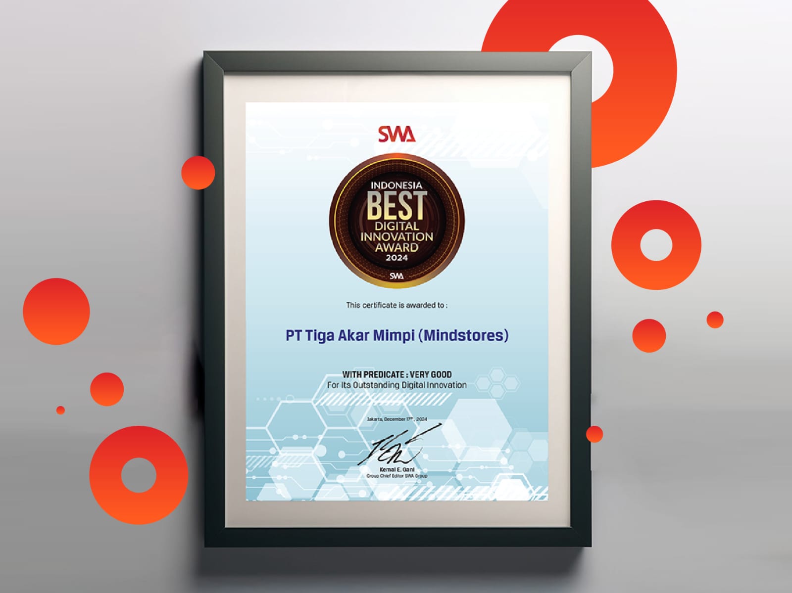 11790450 aad6 40d5 a2ba 684d0a7796a8 - Mindstores Raih Penghargaan “Indonesia Best Digital Innovation 2024”