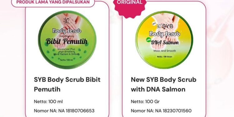 Produk SYB Body Scrub yang Bermasalah Dinyatakan Palsu, Bukan Buatan Resmi Perusahaan 1 Produk SYB Body Scrub yang Bermasalah Dinyatakan Palsu, Bukan Buatan Resmi Perusahaan