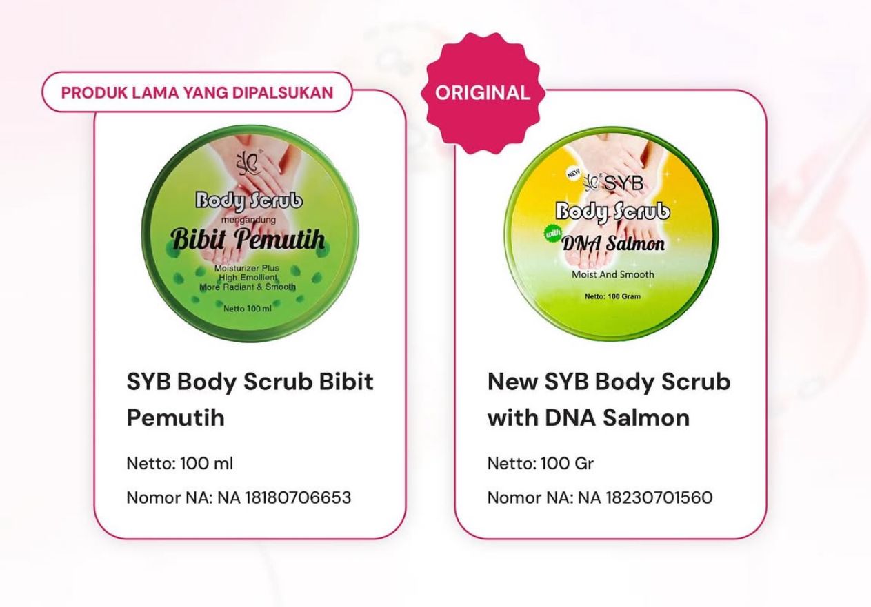 Produk SYB Body Scrub yang Bermasalah Dinyatakan Palsu, Bukan Buatan Resmi Perusahaan 2 IMG 20241201 WA0019 - Produk SYB Body Scrub yang Bermasalah Dinyatakan Palsu, Bukan Buatan Resmi Perusahaan