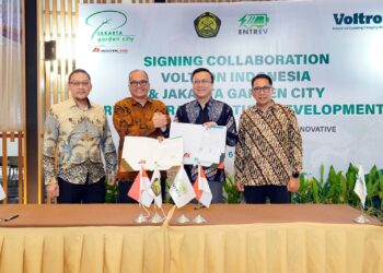 Kawasan Township Jakarta Garden City Manjakan Pengguna Kendaraan Listrik
