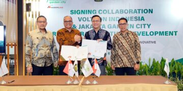 Kawasan Township Jakarta Garden City Manjakan Pengguna Kendaraan Listrik