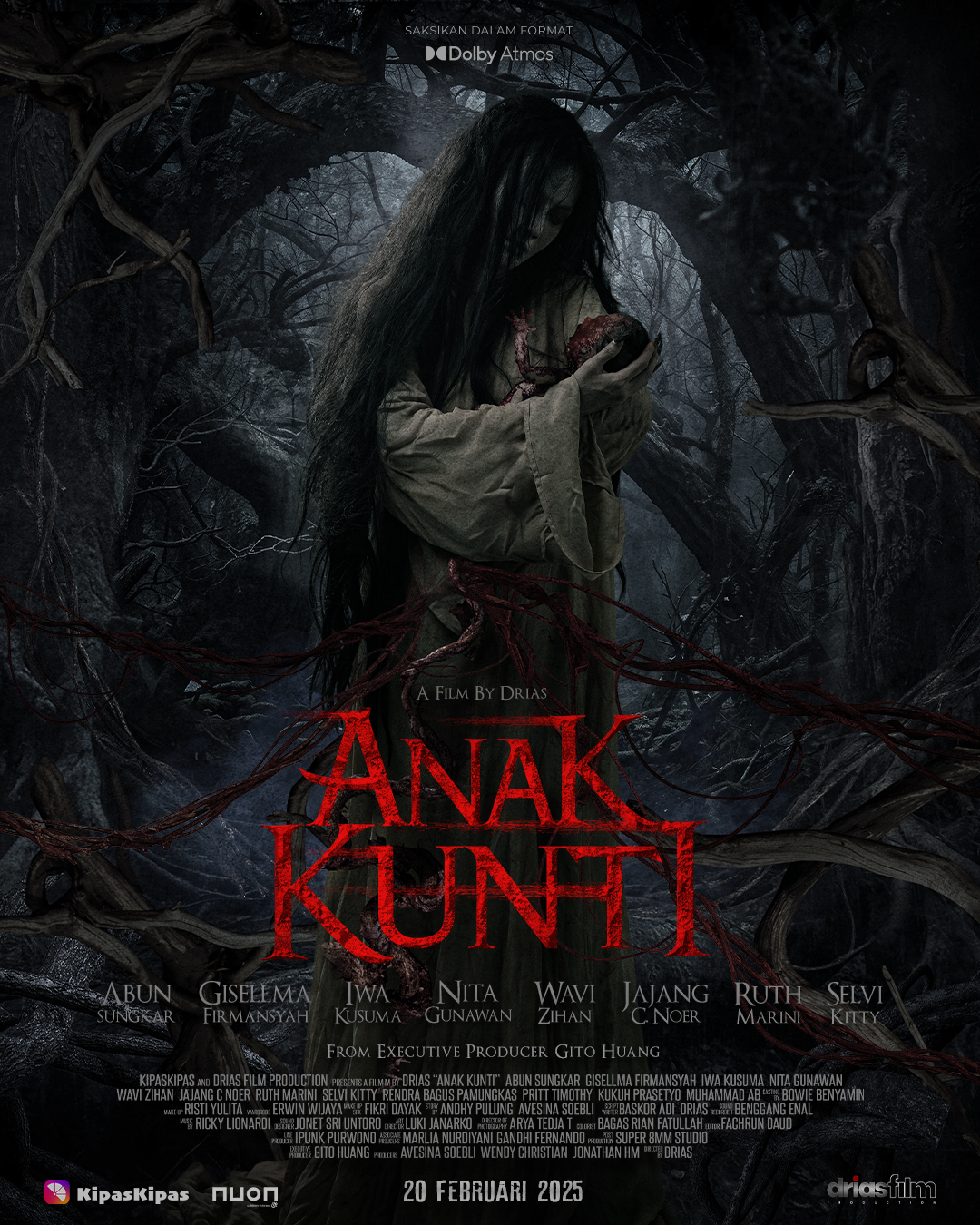 OFFICIAL POSTER ANAK KUNTI 4X5 - Film "Anak Kunti": Ketegangan Horor dari Legenda dan Teknologi Modern