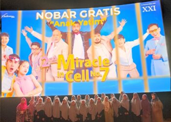 Falcon Pictures Ajak Ribuan Anak Yatim Nonton Bareng Film 2nd Miracle In Cell No. 7