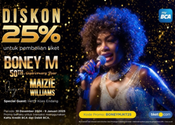 Konser Boney M 50th Anniversary Tour, Legenda Disco Boney M dengan anggota asli Maizie Williams, Siap Guncang Jakarta 1 boney m