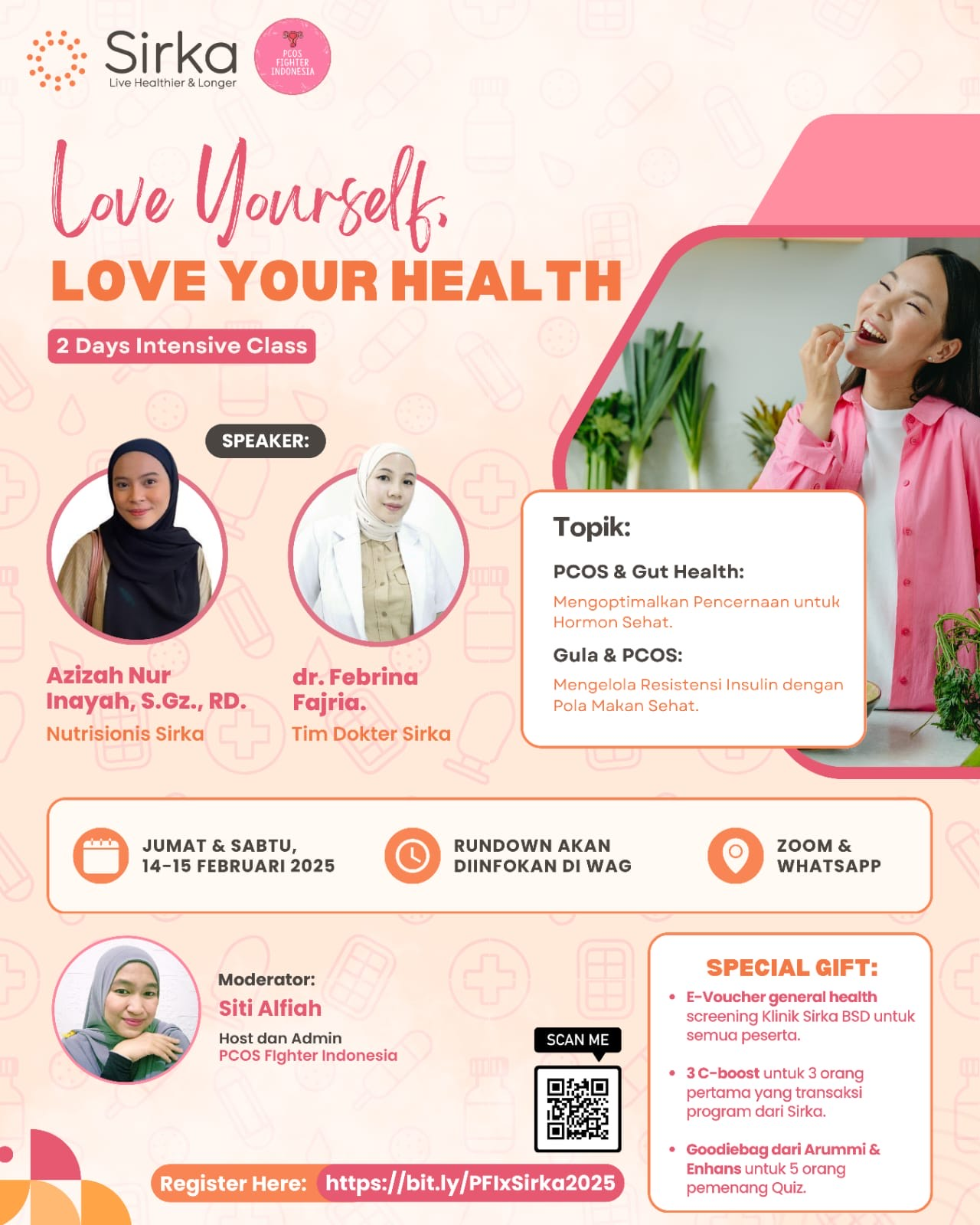 Sambut Hari Valentine, Sirka dan PCOS Fighter Gaungkan “Love Yourself, Love Your Health" 2 sirka