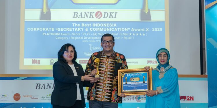 Bank DKI Raih Penghargaan Bergengsi atas Kinerja Komunikasi dan Keterbukaan Informasi