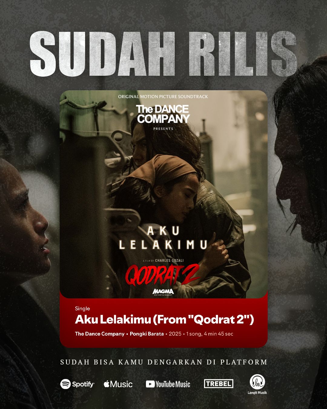 Lagu Aku Lelakimu Versi Qodrat 2 Resmi Dirilis! Musik yang Mewakili Emosi dan Kekuatan Ustadz Qodrat 2 Qodrat 2