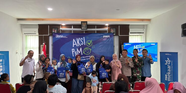 PNM Banyuwangi Gencarkan Program Cegah Stunting dan Imunisasi Gratis di 8 Titik Lokasi
