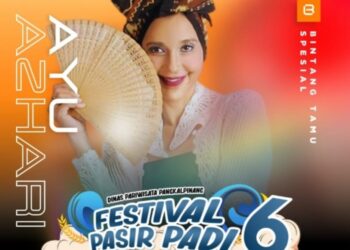 Ayu Azhari Meriahkan Festival Pasir Padi 6, Pangkalpinang Tunjukkan Wajah Baru Pariwisata Inklusif