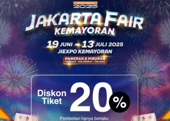 Semarakkan Jakarta Fair 2025, KAI Tebar Diskon 20 Persen Tiket Kereta Api 5 Kereta Api