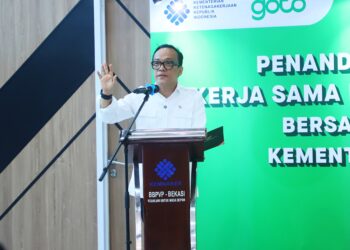 Tingkatkan Pengembangan dan Pelatihan Wirausaha Digital, Kemnaker-GOTO Teken Kerja Sama