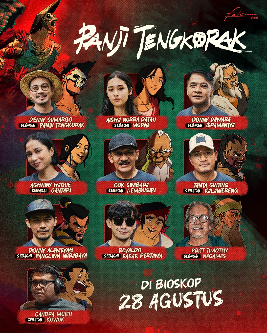 IMG 20250725 WA0017 - Diperkuat Deretan Bintang, Film Animasi Panji Tengkorak Hadirkan Nuansa Gelap dan Emosional ke Layar Lebar