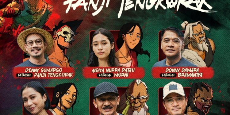 Diperkuat Deretan Bintang, Film Animasi Panji Tengkorak Hadirkan Nuansa Gelap dan Emosional ke Layar Lebar