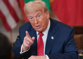 Presiden Amerika Serikat (AS) Donald Trump dalam satu momentum di Gedung Putih.