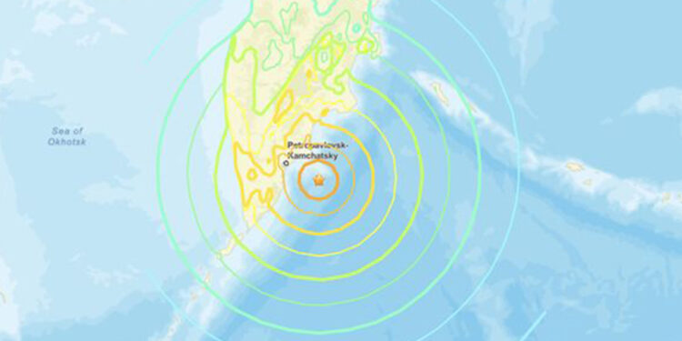 Gempa, rusia