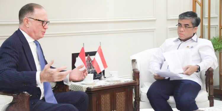 Terima Kunjungan Dubes Austria, Menaker Bahas Peluang Kerja Sama Pelatihan Vokasi