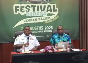 Festival Lembah Baliem 2025 Hadirkan 1.500 Pemain Pikon dan Torehkan Rekor MURI