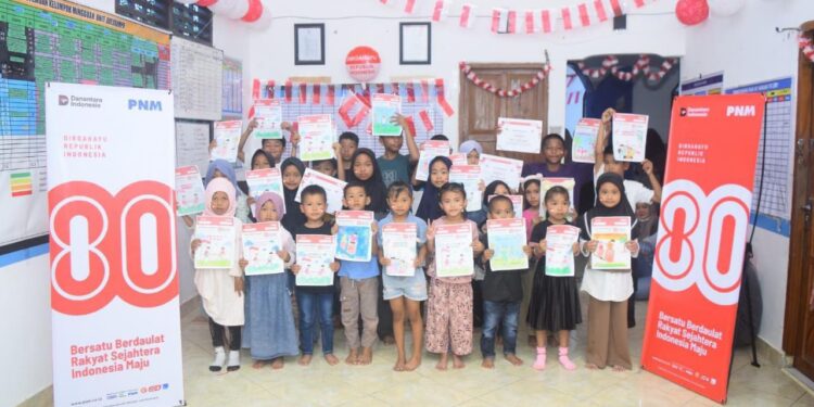 PNM Gelar Lomba Mewarnai di Wilayah 3T, Tanamkan Semangat Nasionalisme Sejak Dini