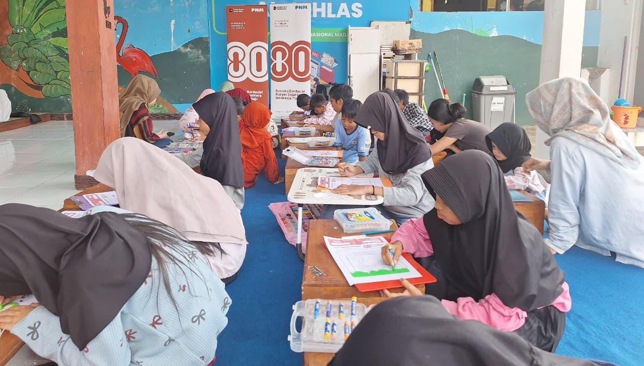 IMG 20250817 WA0005 - PNM Gelar Lomba Mewarnai di Wilayah 3T, Tanamkan Semangat Nasionalisme Sejak Dini