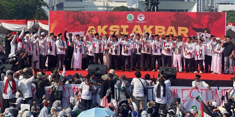 Dua Menteri Prabowo Orasi di Monas Dukung Kemerdekaan Palestina 1 Palestina, Prabowo