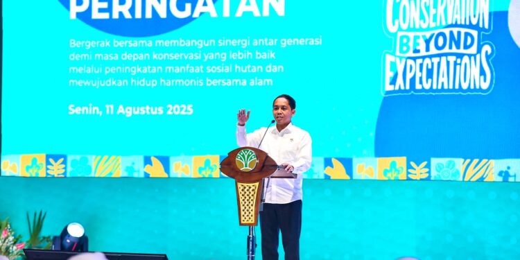 Peringati HKAN 2025, Menhut Tekankan Semangat Kolaborasi Antar Generasi untuk Masa Depan Konservasi