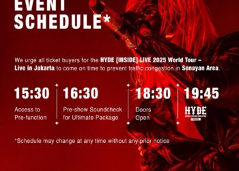 Jakarta Bersiap Menyambut HYDE! Tennis Indoor Senayan - Sabtu, 1 November 2025 4 HYDE
