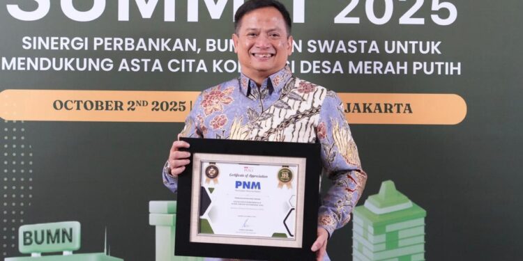 PNM Dinobatkan The Best SOE 2025 oleh The Asian Post Berkat Kinerja Pembiayaan dan Pemberdayaan
