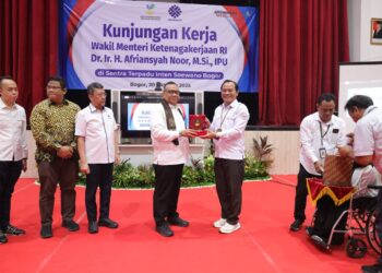 Wamenaker Tekankan Sinergi Inklusif untuk Wujudkan Kemandirian Penyandang Disabilitas