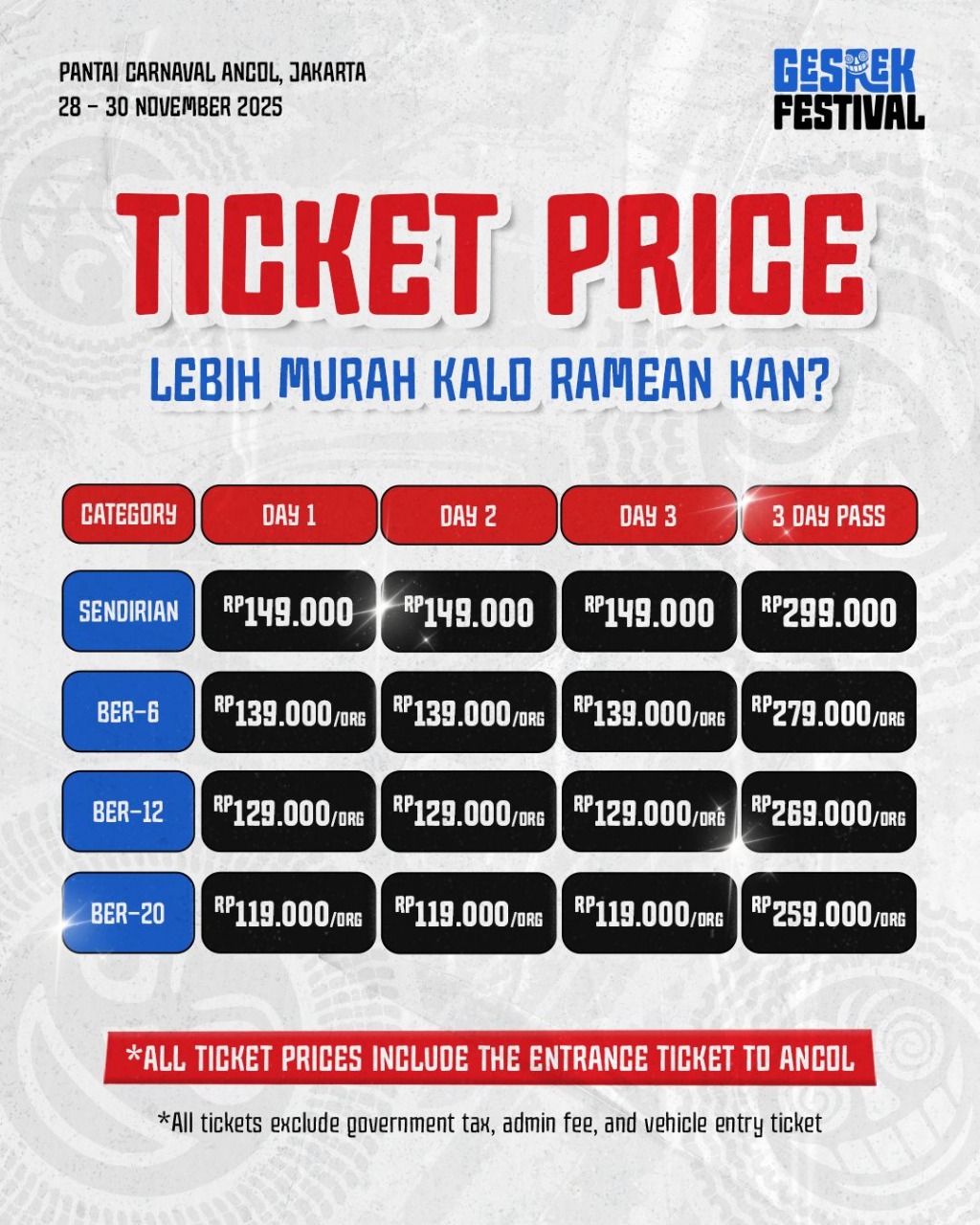 IMG 20251107 WA0049 - Gesrek Festival 2025 Hadir dengan Harga Tiket Terjangkau dan Line Up Besar