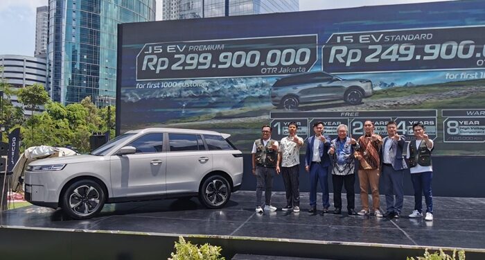 JAECOO J5 EV Resmi Hadir di Indonesia, SUV Listrik dengan Teknologi Futuristik Harga di Bawah 300jtan 1 Jaecoo J5 EV
