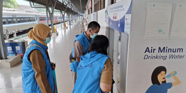 KAI Daop 1 Jakarta Ajak Penumpang Bawa Tumbler, Sediakan Water Station Gratis di Sejumlah Stasiun 1 KAI