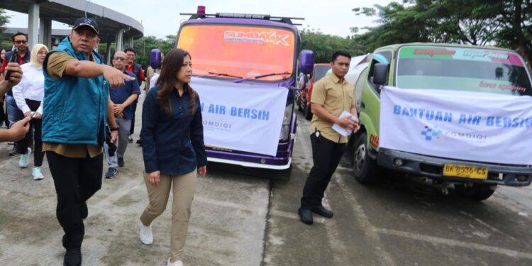 Pemerintah Perkuat Respons Banjir Aceh Tamiang, Menkomdigi Lepas Bantuan Langsung 1 Banjir Aceh Tamiang