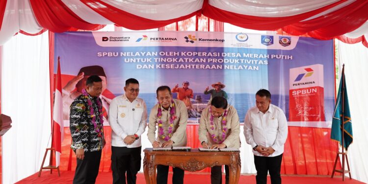 Negara Hadir Lewat Koperasi: SPBUN Nelayan Tukak Sadai Resmi Dibangun 1 Negara Hadir Lewat Koperasi: SPBUN Nelayan Tukak Sadai Resmi Dibangun