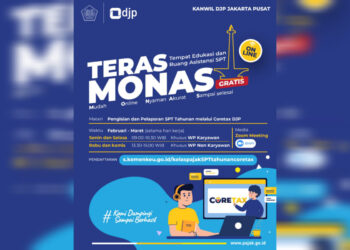 Kanwil DJP Jakarta Pusat Hadirkan TERAS MONAS untuk Permudah Pelaporan SPT Tahunan 3 Kanwil DJP Jakarta Pusat Hadirkan TERAS MONAS untuk Permudah Pelaporan SPT Tahunan