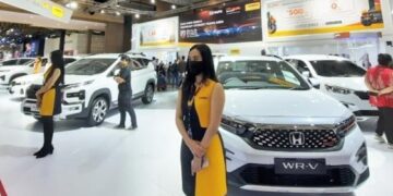 AJANG OTOMOTIF: Gelaran otomotif Indonesia International Motor Show (IIMS) di JIExpo Kemayoran, Jakarta Pusat pada 2023. (Foto Ilustrasi: IST)