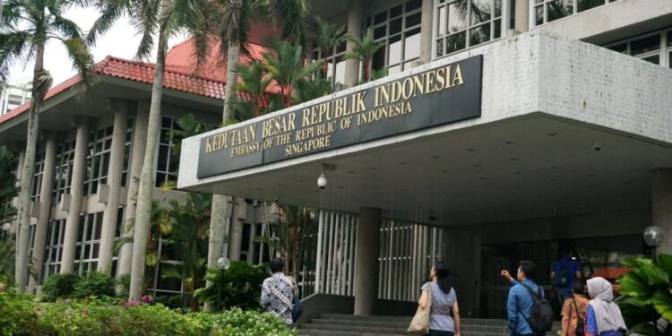 PENDAMPINGAN WNI: Kantor KBRI di Singapura beralamat di 7 Chatsworth Road. (Foto Ilustrasi: Aprilandika Pratama/kumparan)