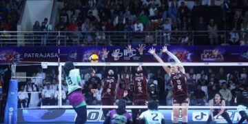JPE Tampil Perkasa di Kandang, Tekuk Electric PLN Mobile 3-0
