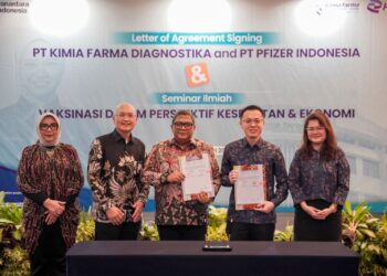 Kimia Farma Diagnostika Gandeng Pfizer Indonesia Kerjasama Perkuat Vaksinasi Nasional