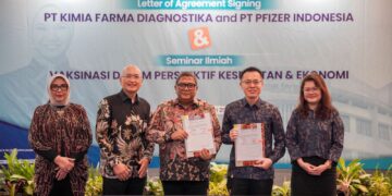 Kimia Farma Diagnostika Gandeng Pfizer Indonesia Kerjasama Perkuat Vaksinasi Nasional