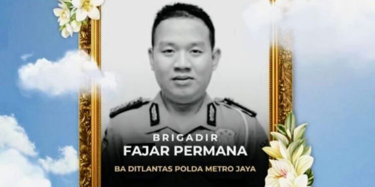 Dedikasi Hingga Akhir, Anggota Ditlantas Polda Metro Jaya Gugur Usai Tugas Pengamanan Mudik 1 Brigadir Fajar Permana