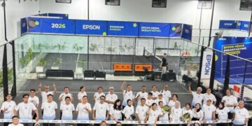 Epson Indonesia Gelar Buka Puasa Bersama Media, Diawali Olahraga Padel