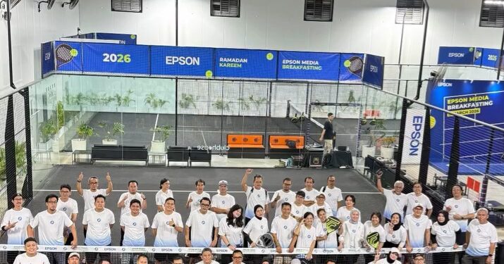 Epson Indonesia Gelar Buka Puasa Bersama Media, Diawali Olahraga Padel