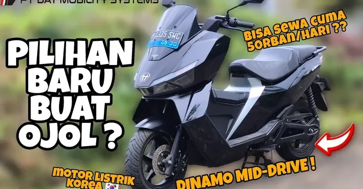 Daedong Mobility GS100 Lite: Motor Listrik Korea dengan Sistem Sewa, Solusi Efisien untuk Driver Ojol