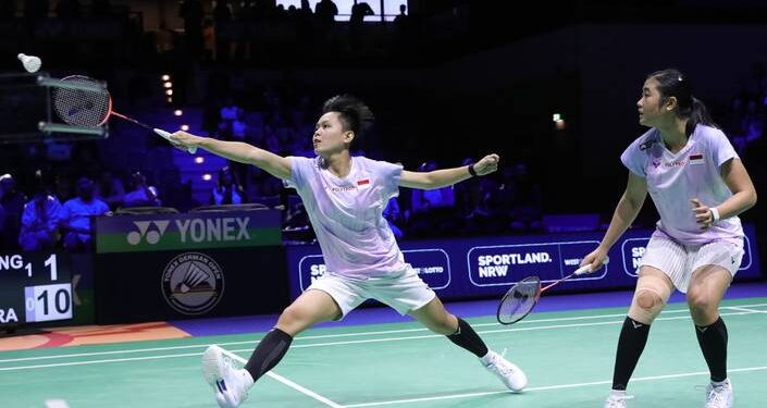 DEBUT POSITIF: Amallia Cahaya Pratiwi/Siti Fadia Silva Ramadhanti menjejak semifinal Kejuaraan Asia 2026 dengan hasil positif. (Foto Ilustrasi: Humas PP PBSI)