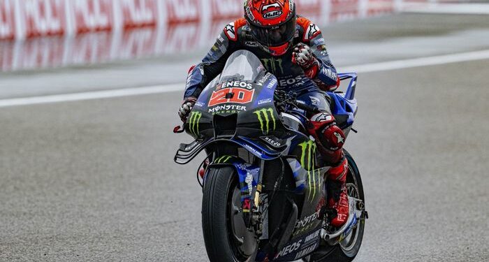 SPRINT RACE: Pembalap Monster Energy Yamaha, Fabio Quartararo, saat tampil pada sesi sprint race MotoGP Jerman 2025 pada Sabtu (13/7/2025). (Foto: Yamaha Motor Racing SRL)