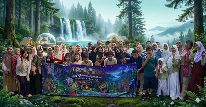 Serunya Kebersamaan Warga Kampoeng Doea dalam Konsep “Glamping Yuk !” 